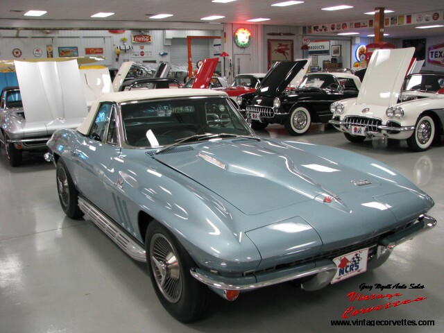 1966 CORVETTE TROPHY BLUE 427-390HP FACTORY AIR- SOLD!!