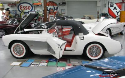 1957 Corvette  Polo White,  Red  Fuelie   “Sold   “