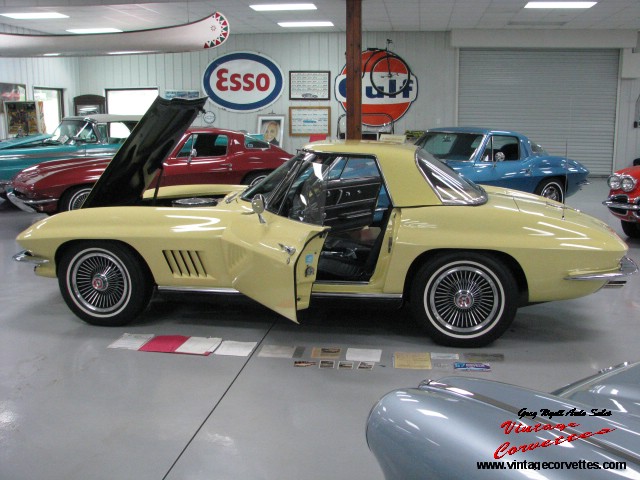 1967 Corvette  Convt   Sunfire Yellow  300hp  “Just In “