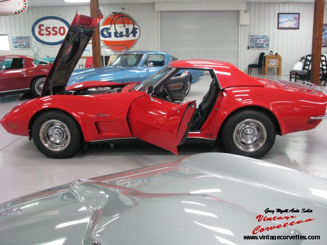 1973 Corvette Red ,Convertible  Auto ,Air   “Sold  “