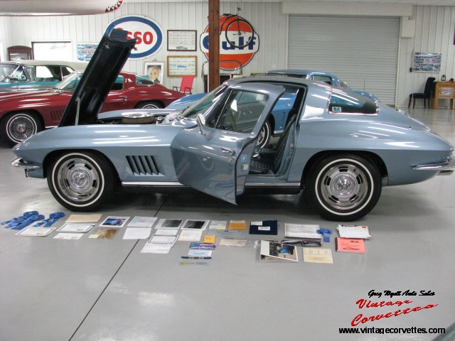 1967 Corvette Coupe Elkhart Blue  390hp Factory Air  “Sold  “