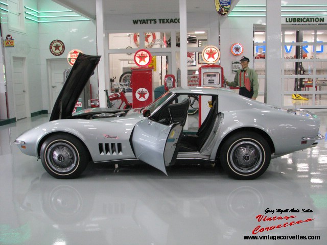 1969 Corvette Coupe Silver 350hp Factory Air  ” Sold “