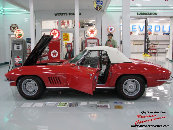 1967 Corvette Rally Red 350hp  Top Flight   “Sold    “