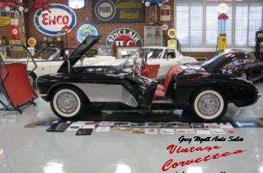 1957 Corvette Onyx Black ,Red  245hp Automatic  “Just In “