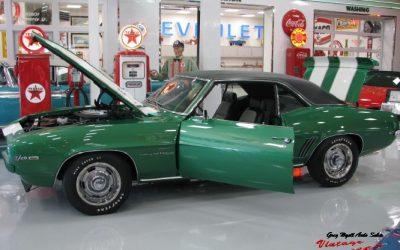 1969 Camaro Z-28 Rally Sport, Rally Green  “Just In”