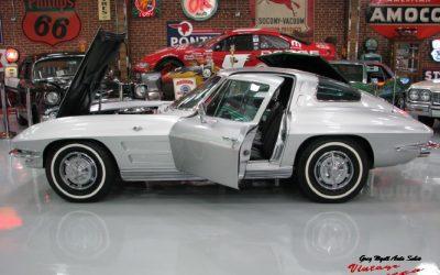 1963 Corvette Coupe Sebring Silver 340hp 4 speed  “Just In”