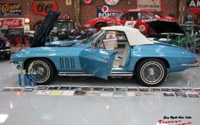 1965 Corvette Nassau Blue ,Blue White interior 350hp  “In -Bound ”  “