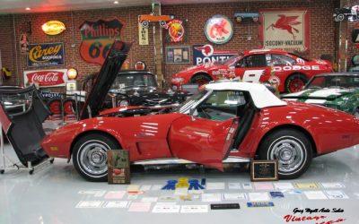 1975 Corvette Red Convt , 1771 Original miles ,All Awards  “Just In”