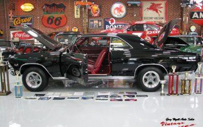 1966 Chevelle SS 396 Black, Red Factory Air  “Just In”