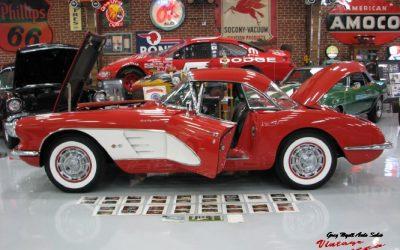 1960 Corvette Roman Red-Black  290hp Fuel Injected  “Just In “