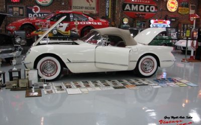 1954 Corvette  Duntov Polo White , Red interior “Sold “