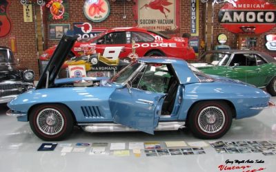 1967 Corvette Marina Blue 427-390hp, Factory Air, Bloomington Gold “Sold  In