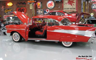 1957 Chevrolet Belair Hardtop  Matador Red (Show Car ) “Sold  “