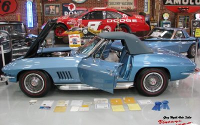 1967 Corvette Convt  Marina Blue 350hp Top Flight  “Sold  “