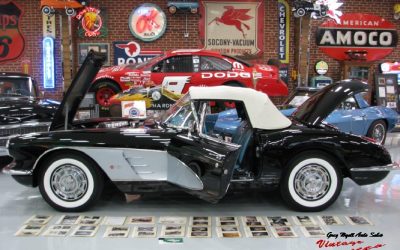 1960 Corvette Tuxedo Black , Turquoise Interior 245hp  “Just In”