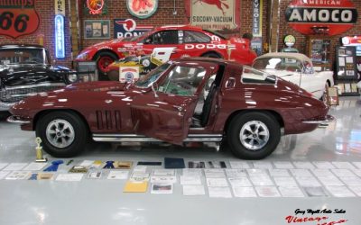 1965 Corvette Coupe Milano Moroon 365hp  Top Flight (Sold )