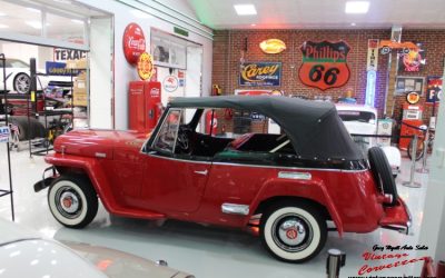 1948 Jeepster Red , Black Interior “Just In”