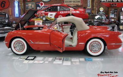 1955 Corvette #412 Gypsy Red Top Flight 100 Point   “(Just In”)