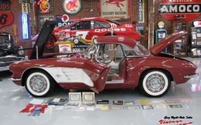1961 Corvette Honduras Maroon , Fawn  Top Flight 230hp “Just In “