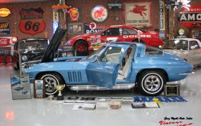 1965 Corvette Duntov Nassau Blue  Coupe 350hp 4 Speed  Air   ” Sold  “