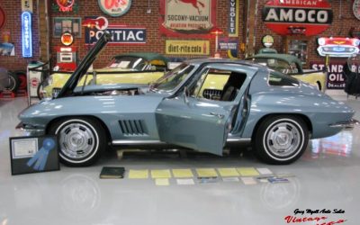 1967 Corvette Coupe Lynndale Blue Factory Air “Just in”